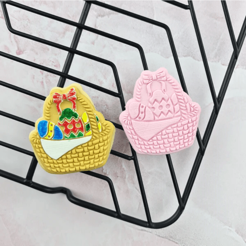 CCC Cutter & Debosser Set Mini Easter Basket - Sweet Life Cake Supply
