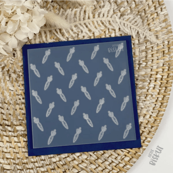 Little Biskut Carrot Pattern Debosser - Sweet Life Cake Supply