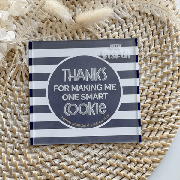 Little Biskut One Smart Cookie Debosser - Sweet Life Cake Supply