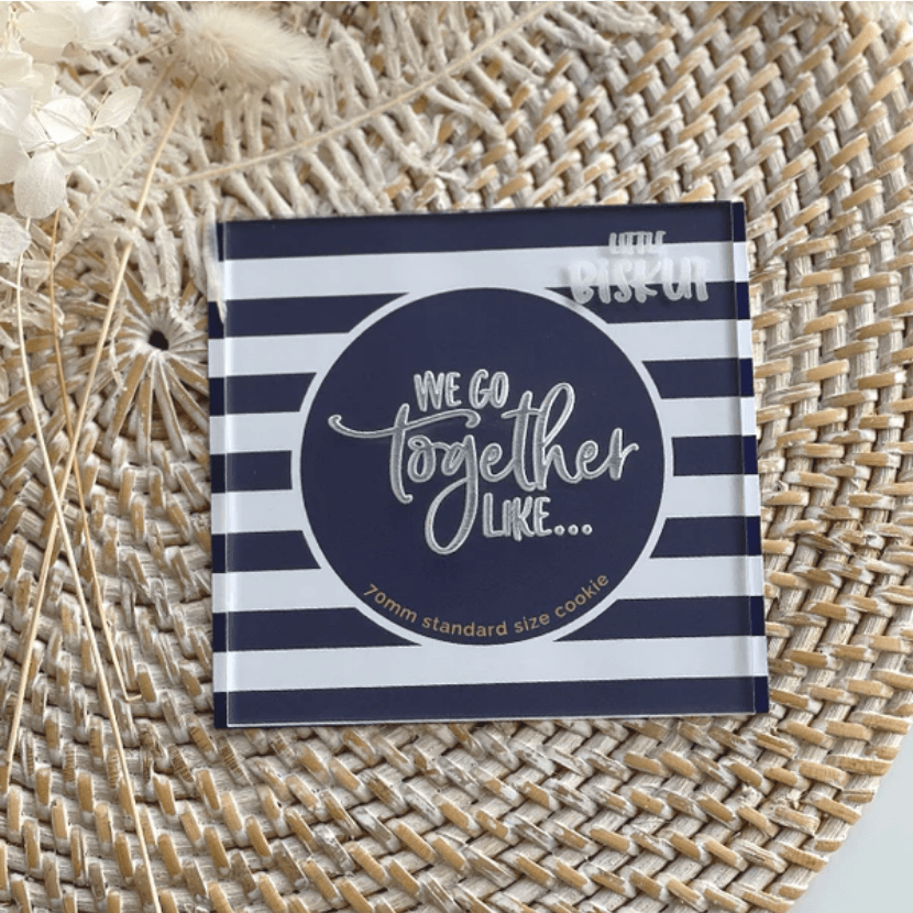 Little Biskut We Go Together Like Debosser - Sweet Life Cake Supply