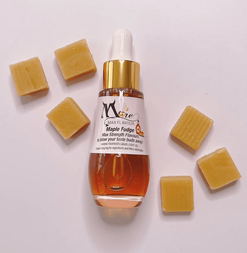 More Max Flavours - Maple Fudge - 30ml Dropper Bottles