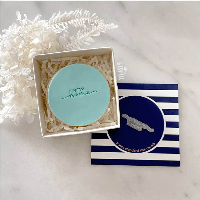 Little Biskut New Home Tiny Text Stamp - Sweet Life Cake Supply