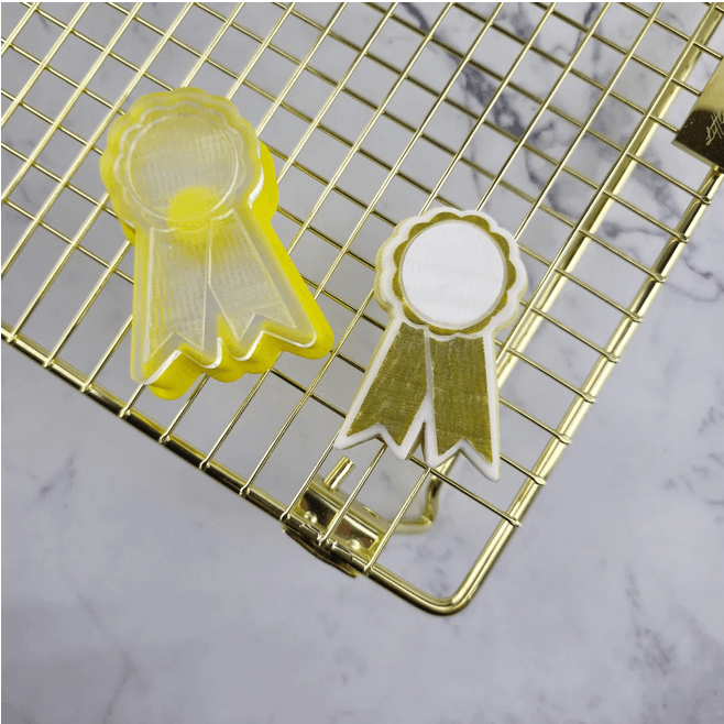 CCC Cutter & Debosser Set Mini Award Ribbon