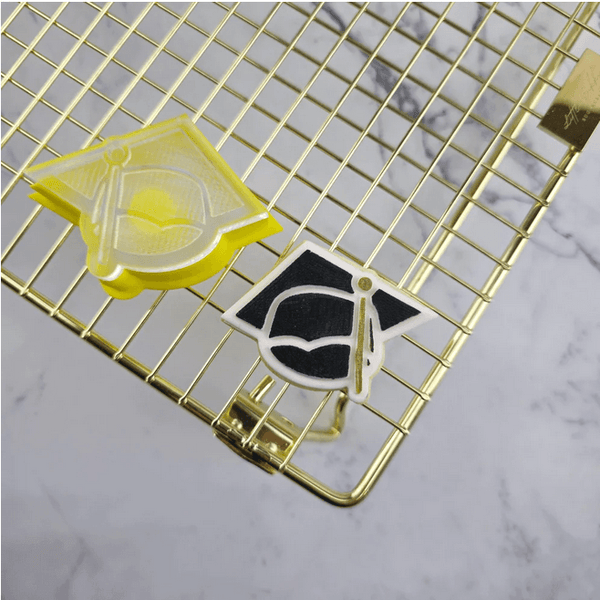 CCC Cutter & Debosser Set Mini Graduation Hat - Sweet Life Cake Supply