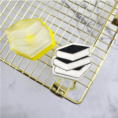 Mini Stack of Books Cutter and Debosser Set