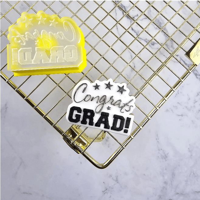 CCC Cutter & Debosser Set Mini Congrats Grad - Sweet Life Cake Supply