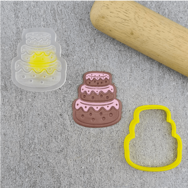 CCC Cutter & Debosser Set Mini Cake - Sweet Life Cake Supply