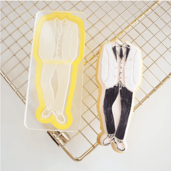 Suit Cutter and Debosser Set - Sweet Life Cake Supply