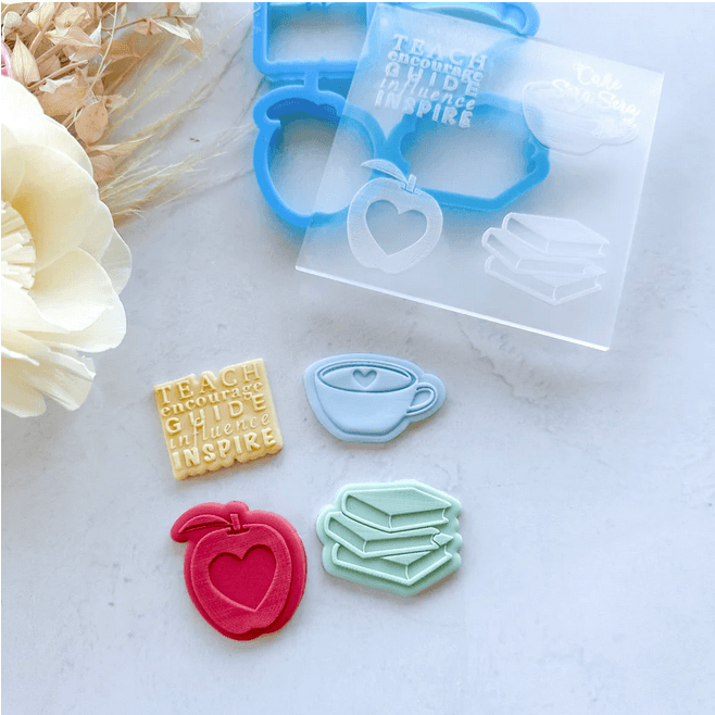 Cake Sera Sera Teacher Mini Toppers - Sweet Life Cake Supply