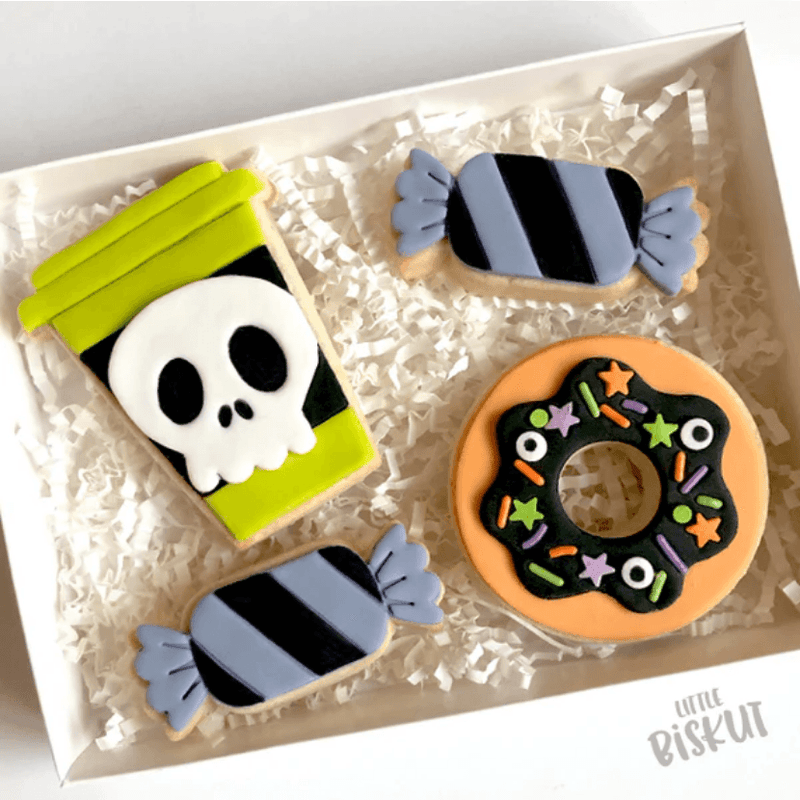 Little Biskut Skull Cutter & Debosser