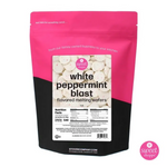 Sweet Shoppe White Peppermint Blast Flavored Melting Wafers 12 oz - Sweet Life Cake Supply