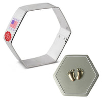 Cookie Cutter Hexagon 3"