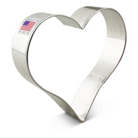 Cookie Cutter Pointy Heart 4"