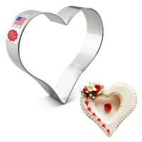 Cookie Cutter Pointy Heart 4"