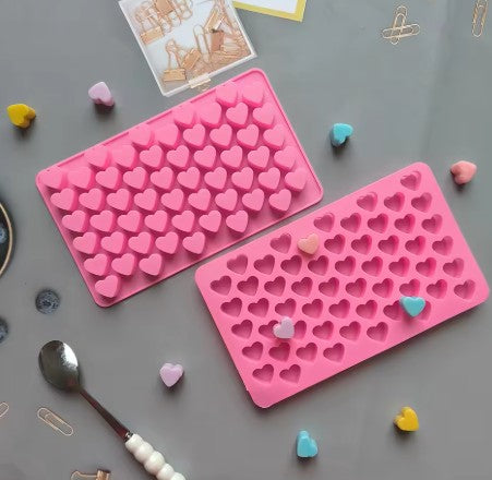 Silicone Mold 3D Mini Heart 55 Cavity