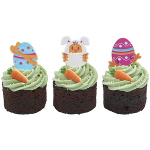 Sugar Dec Ons Medium Carrot 6 pcs