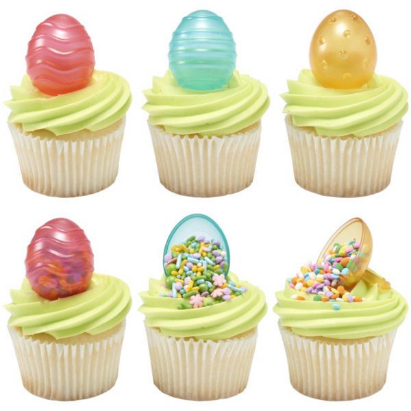 Fillable Easter Egg Ring 6 Pcs