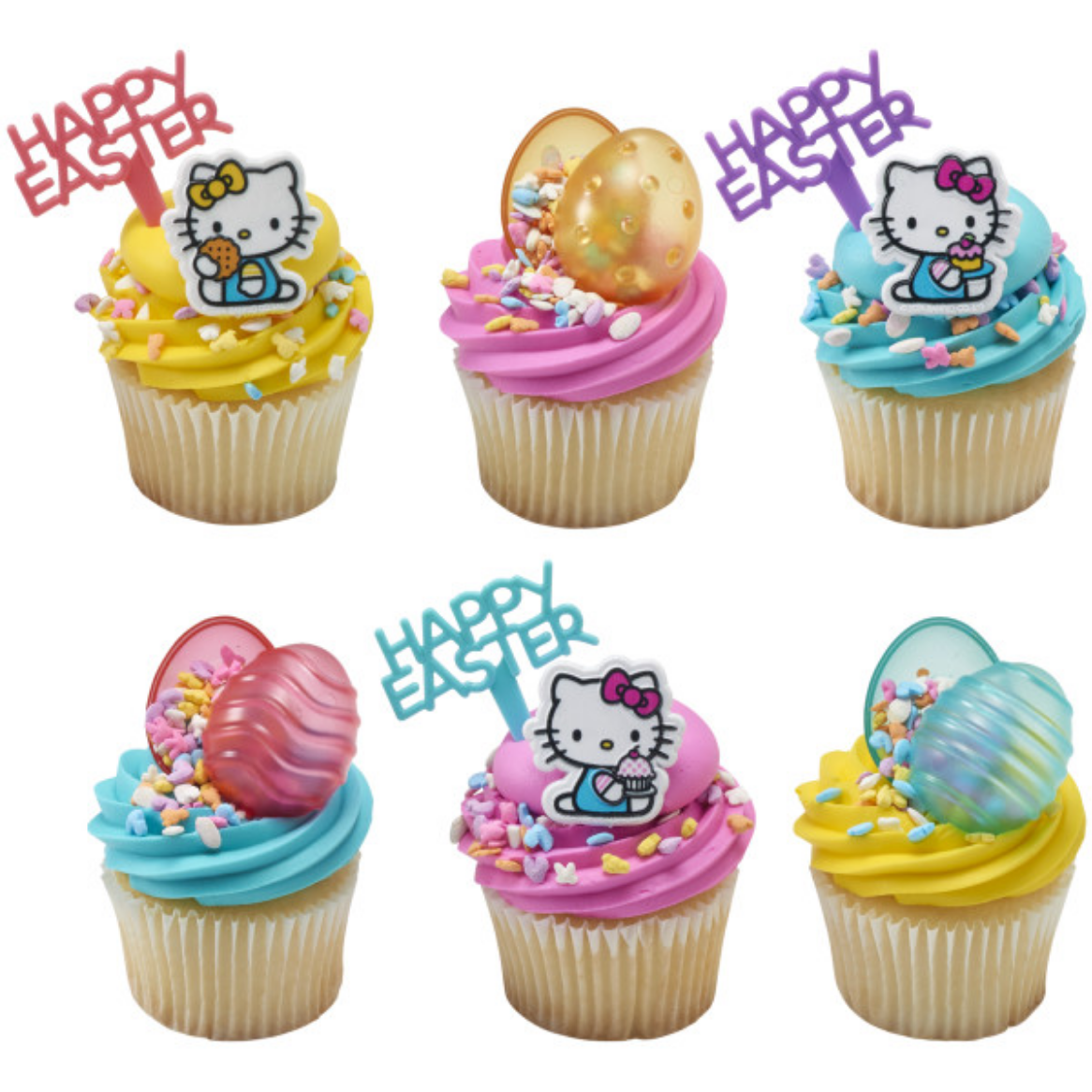 Fillable Easter Egg Ring 6 Pcs