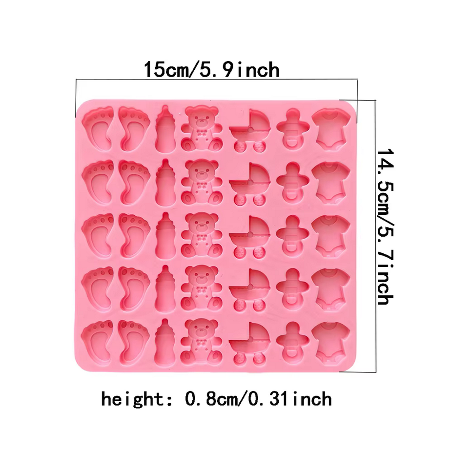 Baby Theme Silicone Mold