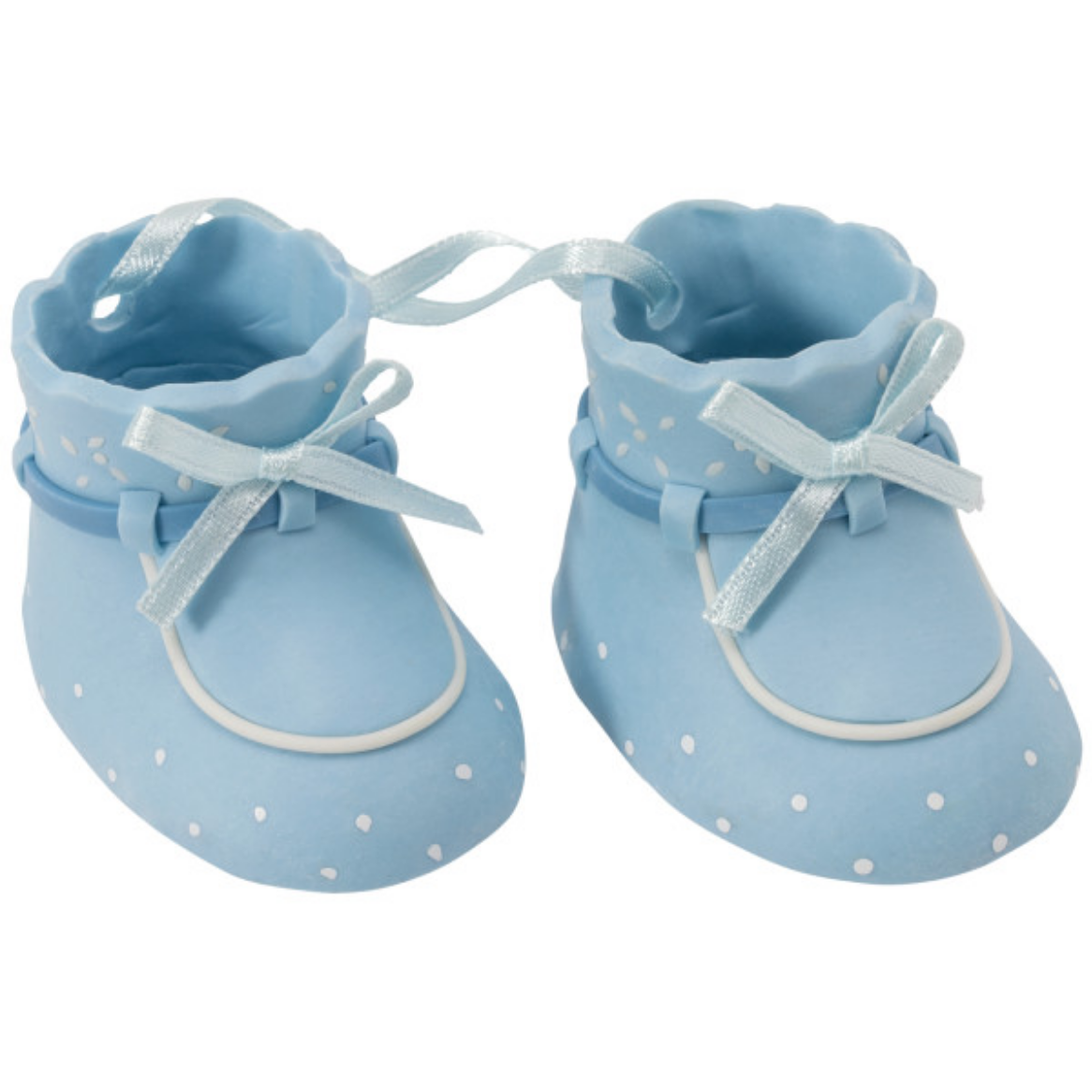 Blue Baby Booties Deco Set
