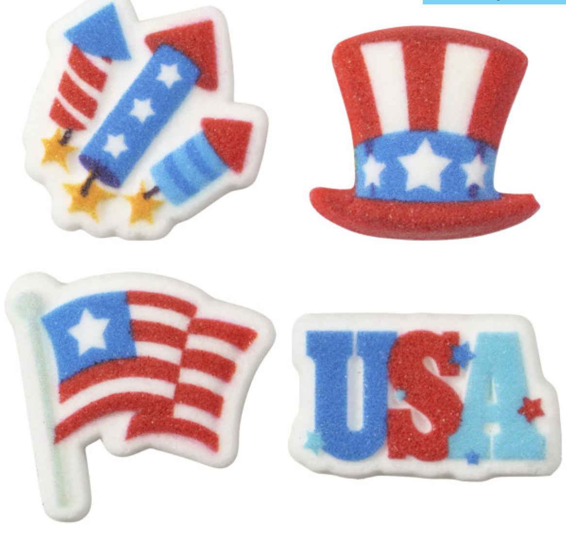 Dec On Freedom USA Assortment 4PCS