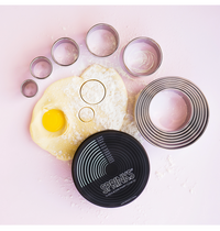 12 Piece Round Cookie Cutter Set