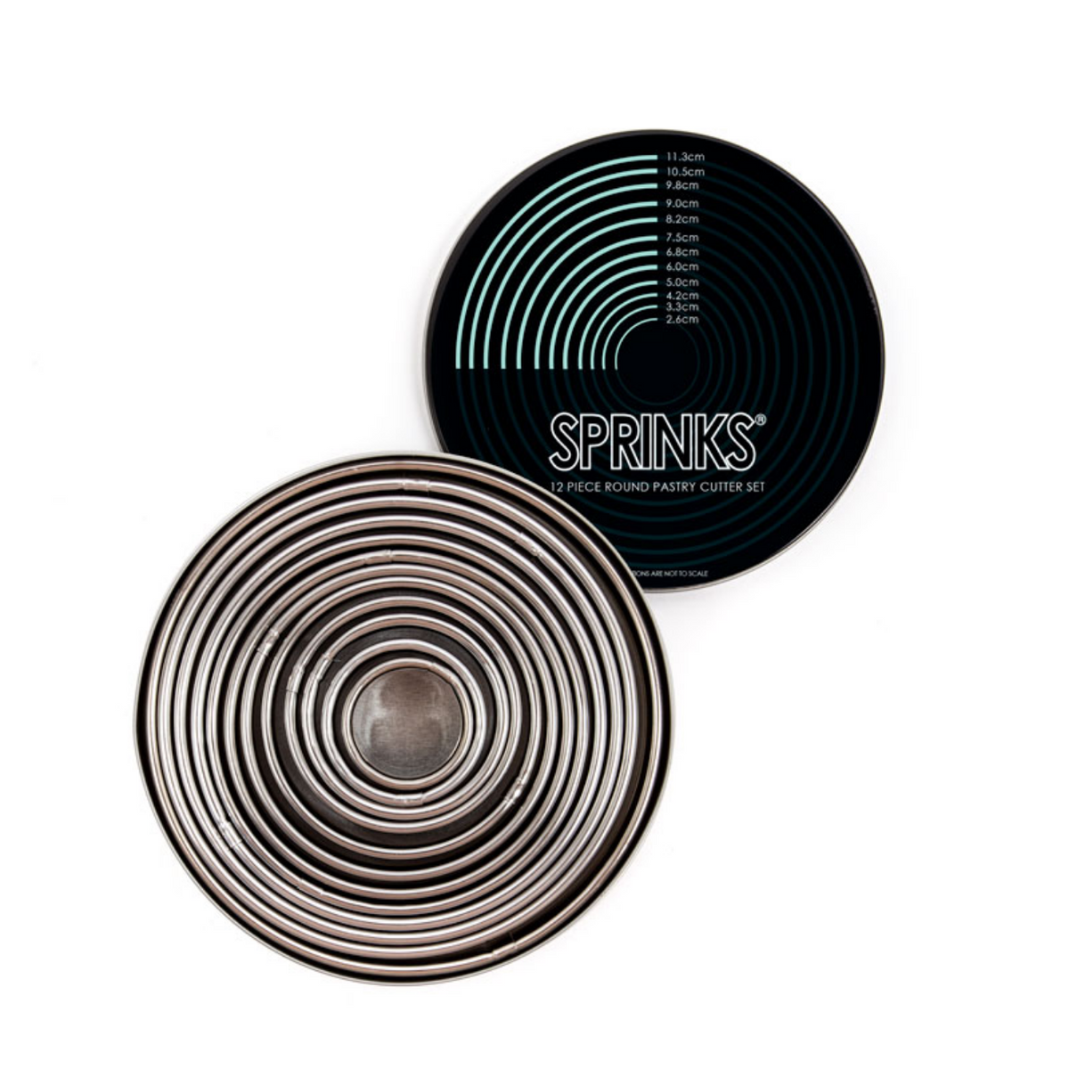 12 Piece Round Cookie Cutter Set