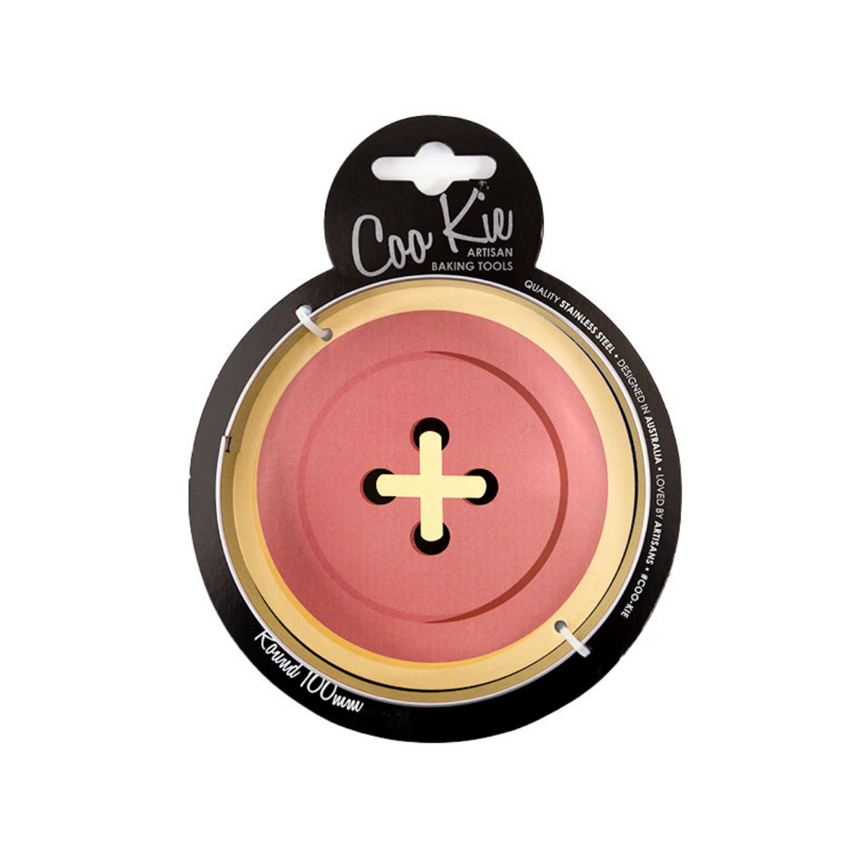 Coo Kie Round Cookie Cutter 4"