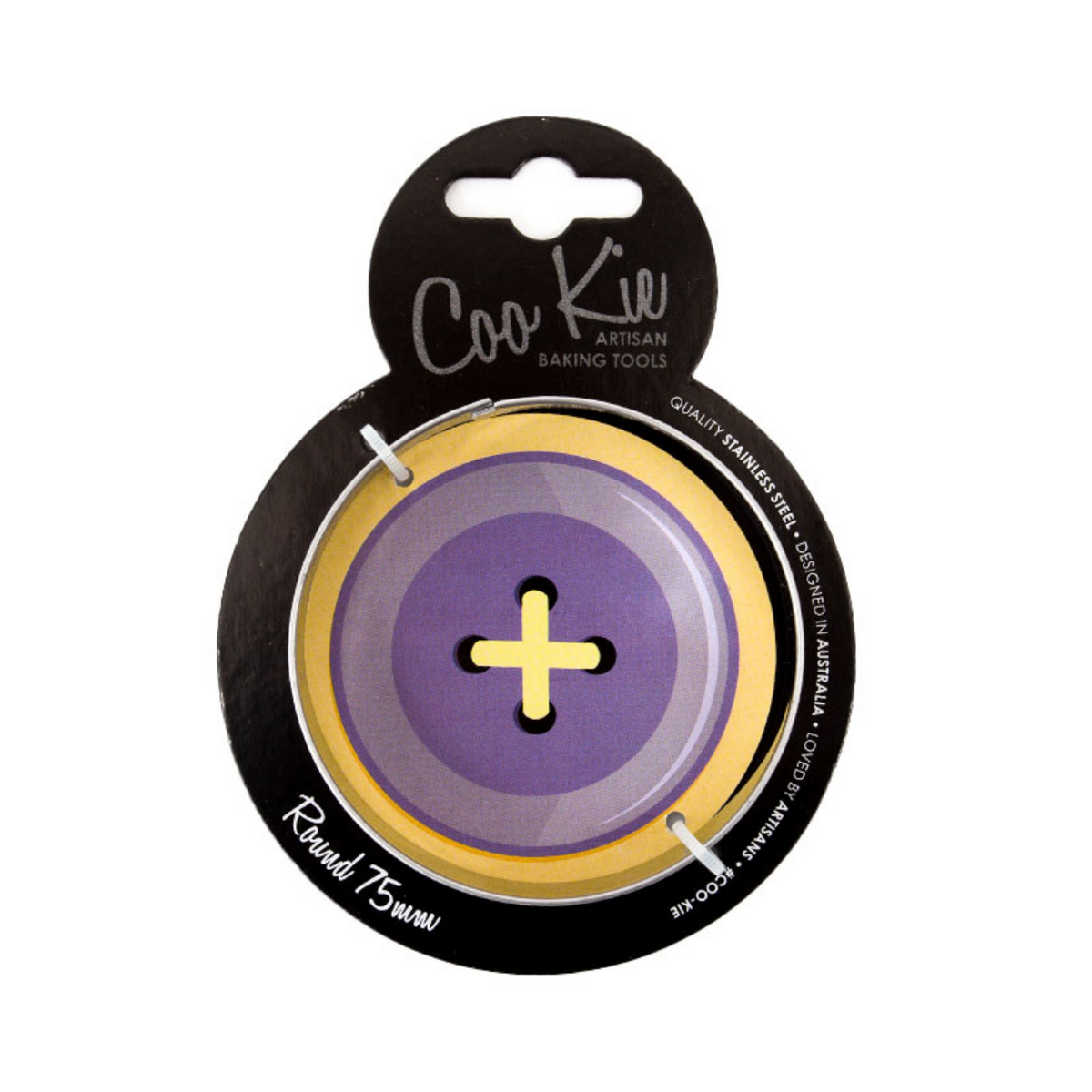 Coo Kie Round Cookie Cutter 3"