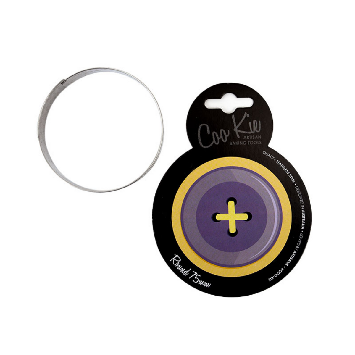 Coo Kie Round Cookie Cutter 3"