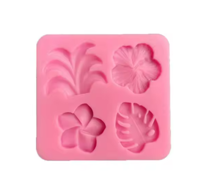 Silicone Mold Tropical Flowers