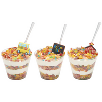 School Icons Cupcake Rings 6 Pcs