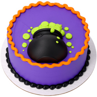 Cauldron Halloween Layon
