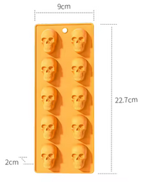 Silicone Mold Skeleton Faces