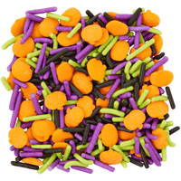 Wilton Halloween Pumpkin Sprinkles Mix, 3.88 oz - Sweet Life Cake Supply