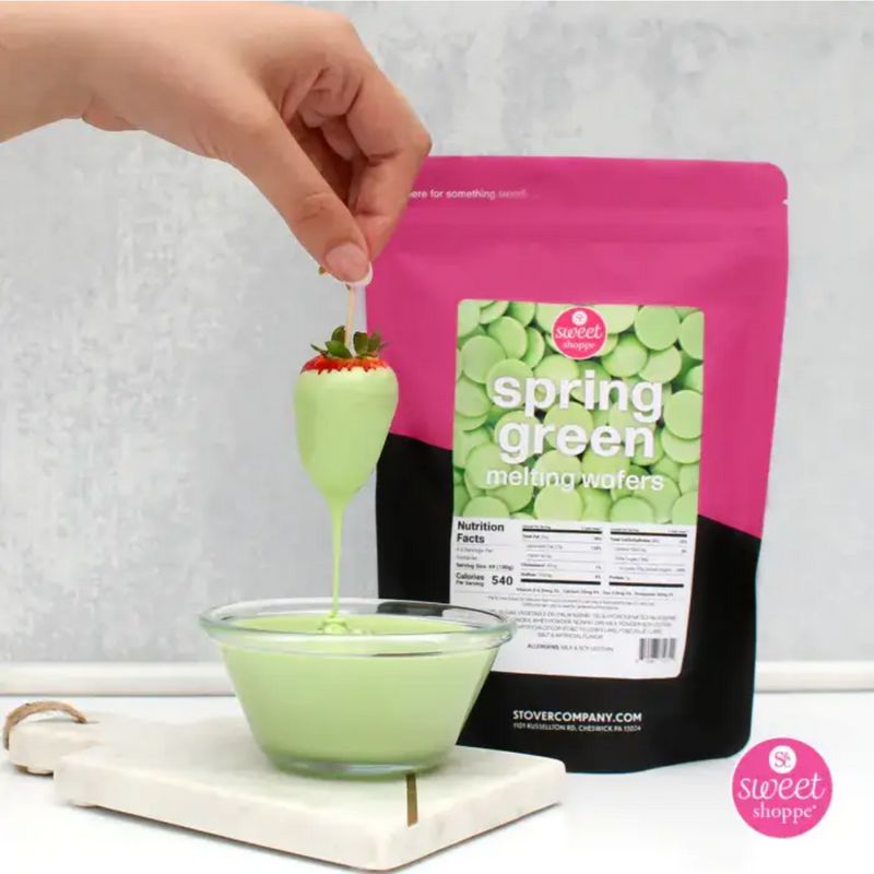 Sweet Shoppe Spring Green Melting Wafers 12 oz