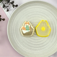 CCC Cutter & Debosser Set Mini Easter Basket