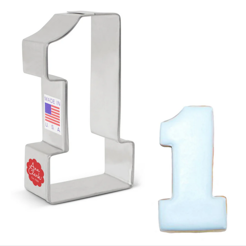 Cookie Cutter Small Number 1