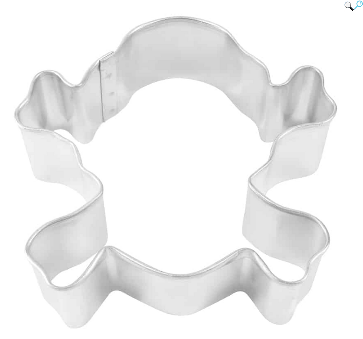 Cookie Cutter Skull Bones 3.5”