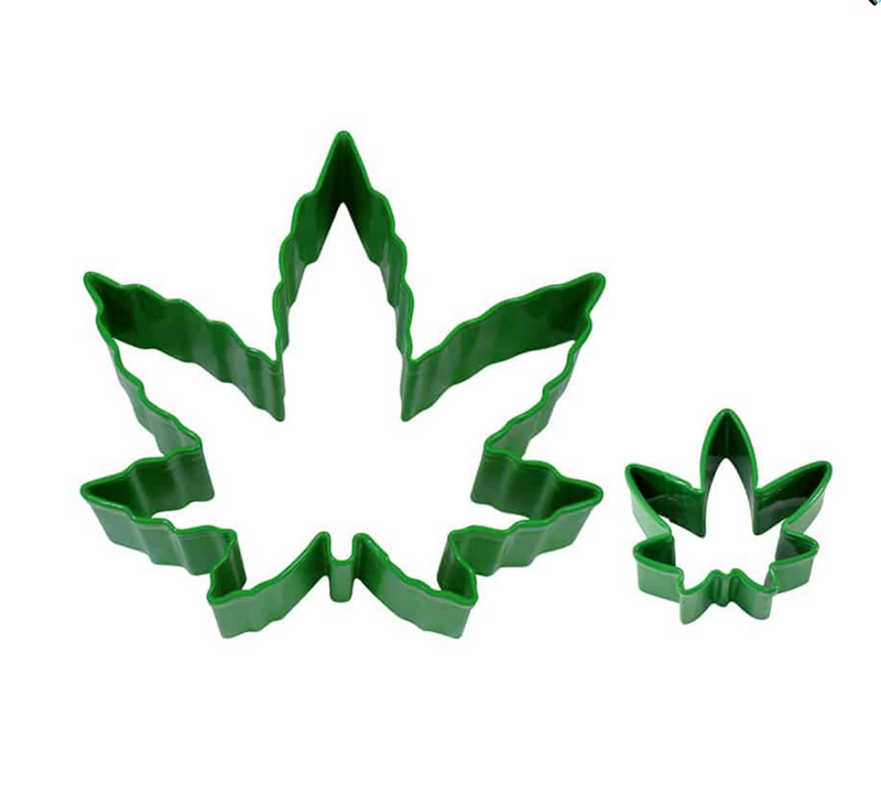 Cookie Cutter Hemp Leaves Cutter Carded