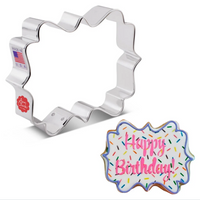 Cookie Cutter Square Plaque 4"