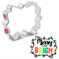 Cookie Cutter Square Plaque 4"