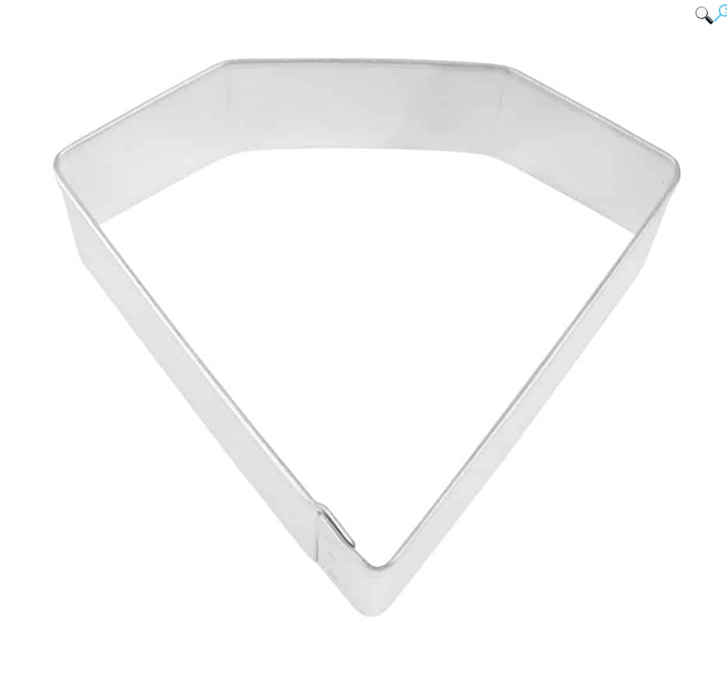 Cookie Cutter Diamond Gem 4”