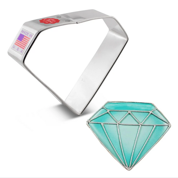 Cookie Cutter Diamond Gem 3.5”