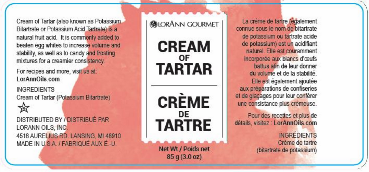 Cream of Tartar 3.0 oz