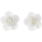 Wilton White Rose Wafer Icing Decorations, 0.35 oz. (10 Pieces)*