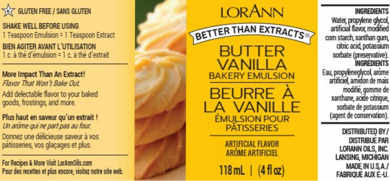 Butter Vanilla Bakery Emulsion