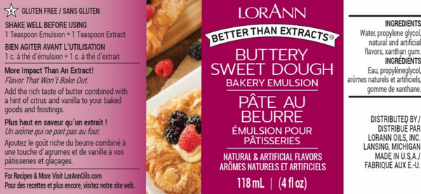 Buttery Sweet Dough Bakery Emulsion
