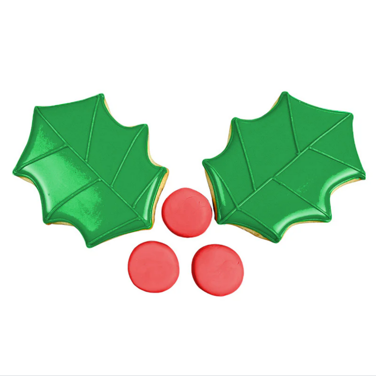 Cookie Cutter Holly Leaf 3”