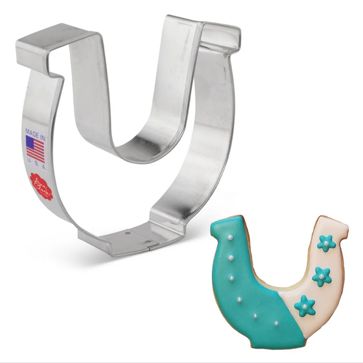 Cookie Cutter Horseshoe 4”
